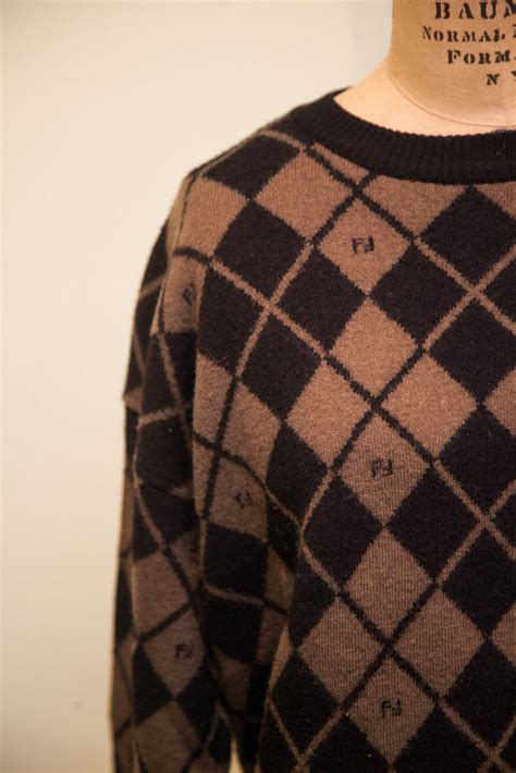 fendi sueter|vintage fendi sweater.